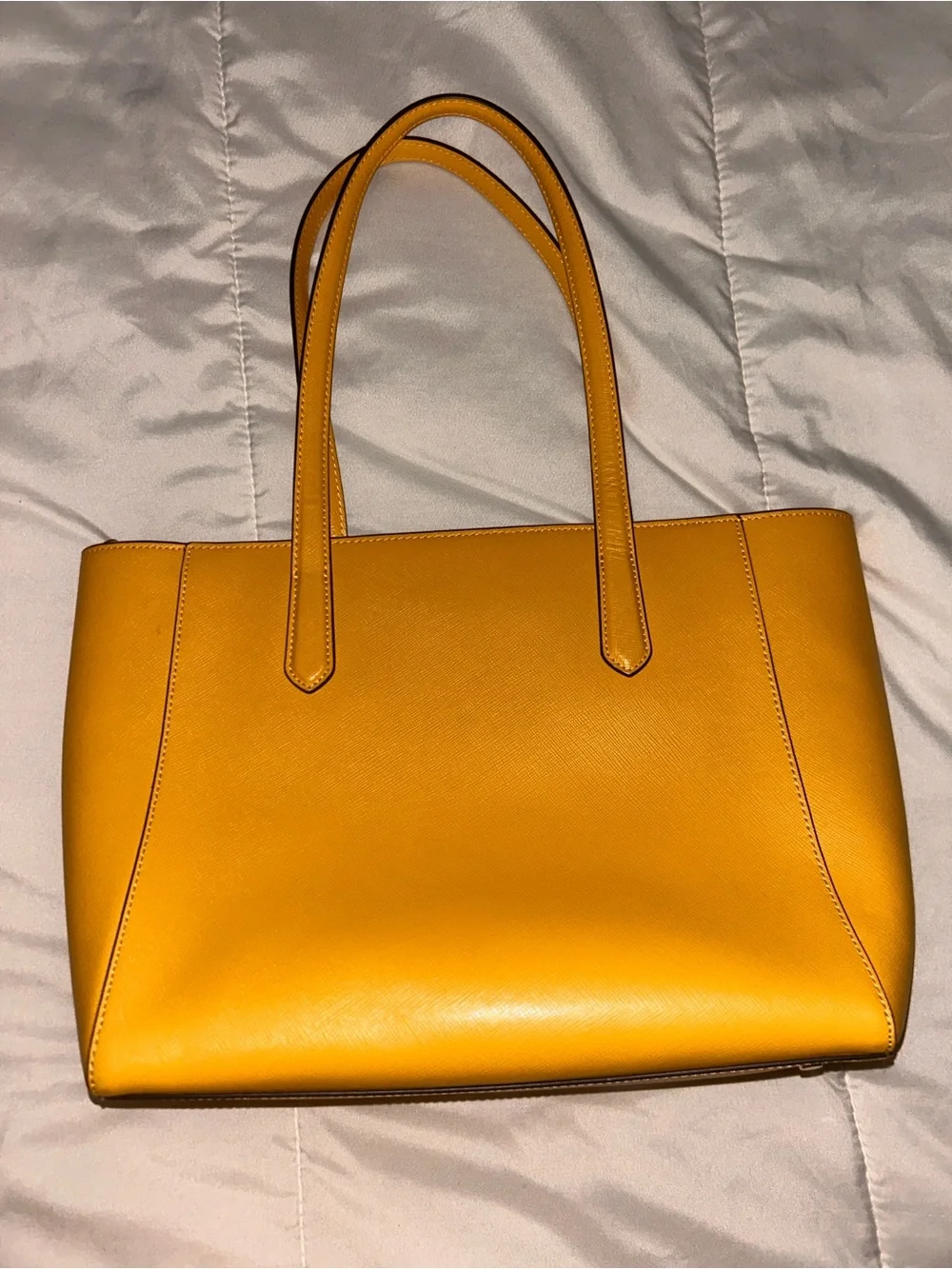kate spade saffron yellow leather tote - Picture 2 of 5